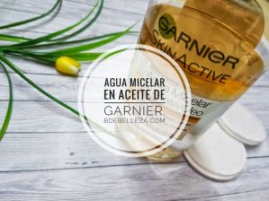 opinion del agua micelar con aceite de garnier