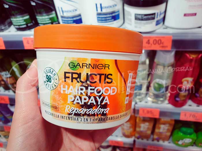 mascarilla fructis hair food papaya