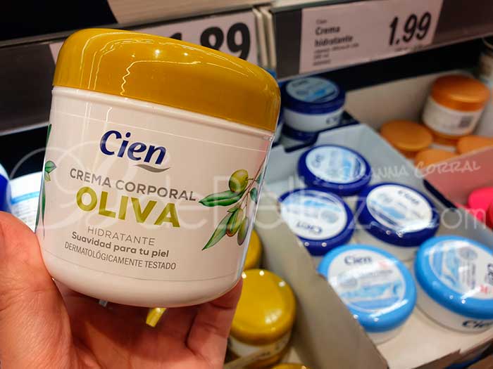 crema corporal oliva lidl
